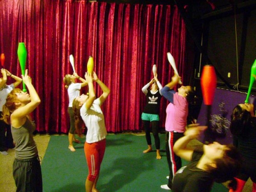 Clases de circo integral a domicilio